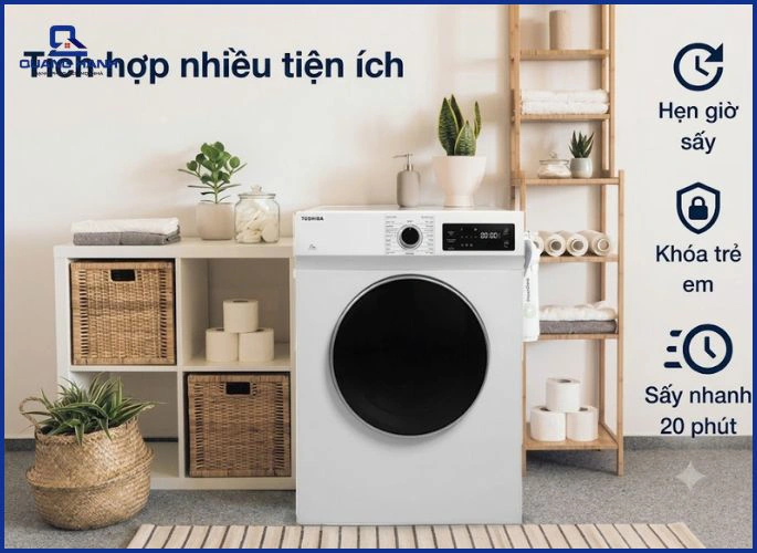 Kích thước máy sấy quần áo Toshiba có giống nhau ở mọi model không?