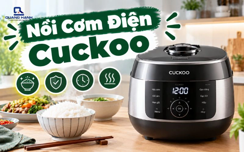 Những lý do nên mua nồi cơm điện Cuckoo cho gia đình