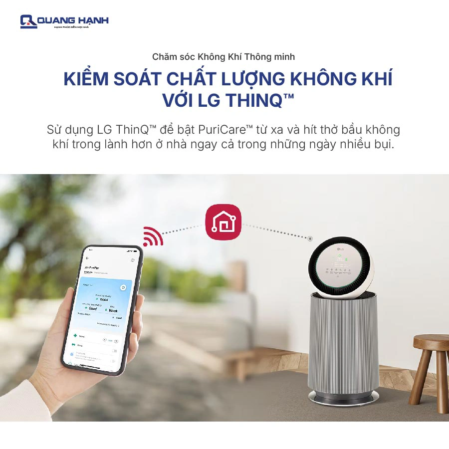 Máy lọc không khí LG PuriCare360 Alpha PET AS65GDBY0 QH241891 8
