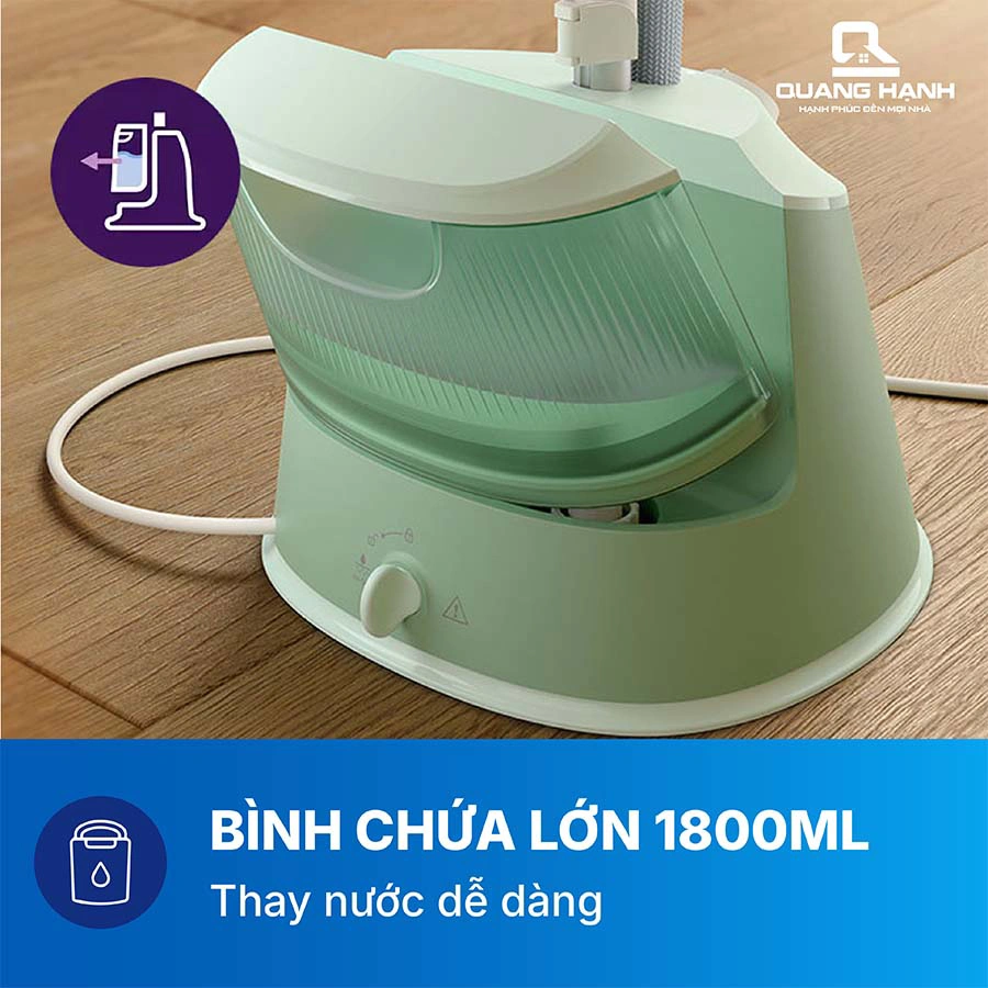 Bàn là hơi nước Philips STE1011/70 1600W QH246774 4