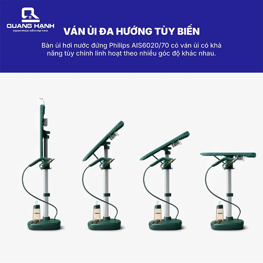 Bàn ủi hơi nước đứng Philips AIS6020/70 1800W QH243657 6