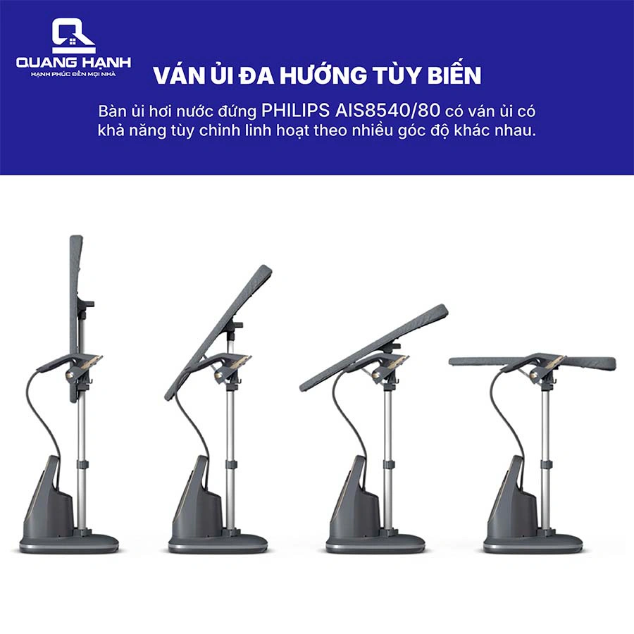 Bàn ủi hơi nước đứng Philips AIS8540/80 2200W QH243658 5
