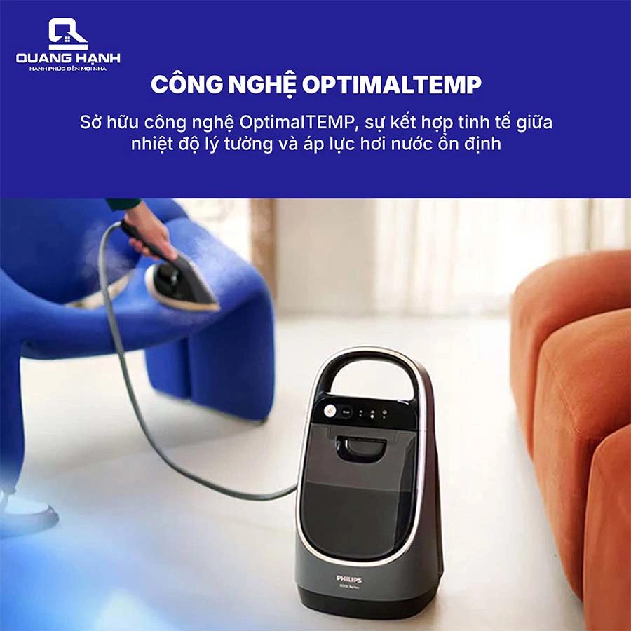 Bàn ủi hơi nước đứng Philips AIS8540/80 2200W QH243658 7
