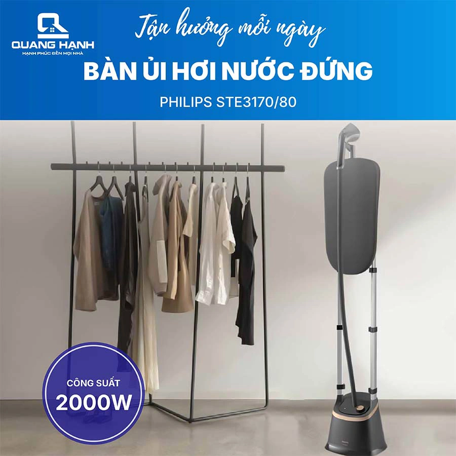 Bàn ủi hơi nước đứng Philips STE3170/80 2000W QH241349 2