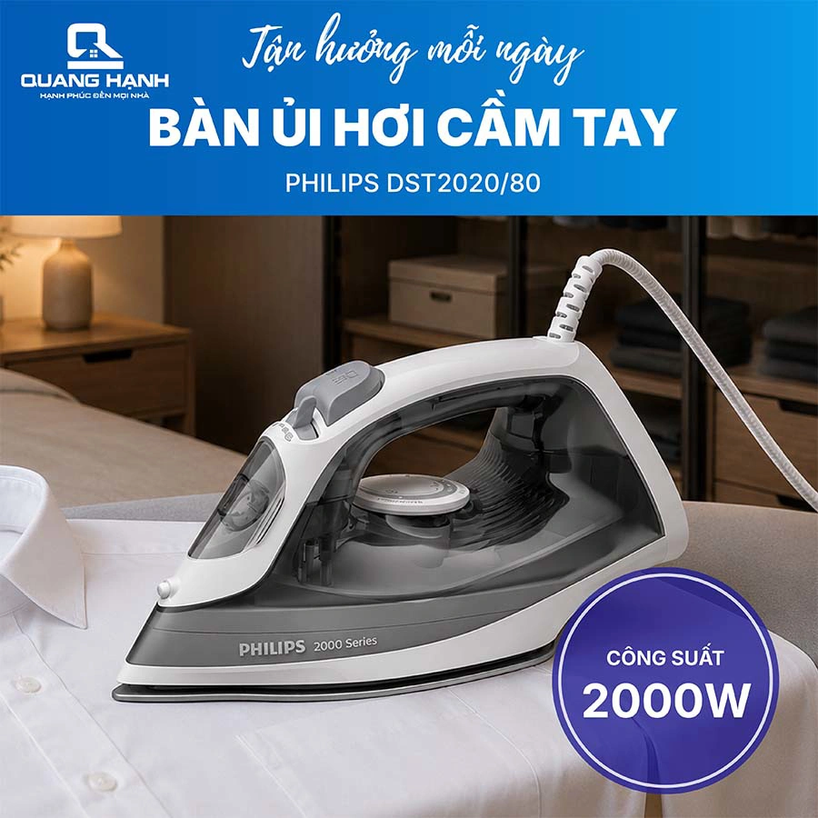 Bàn ủi hơi nước Philips DST2020/80 2000W QH245136 2