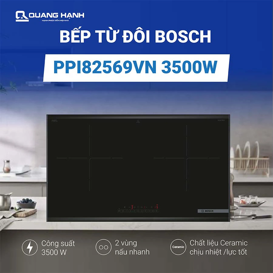 Bếp từ đôi Bosch PPI82569VN 3500W QH246647 2