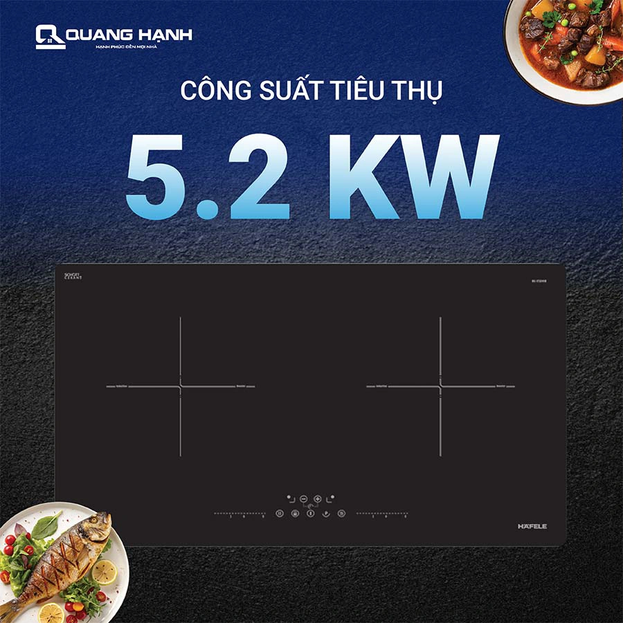 Bếp từ đôi Hafele HC-I73241B 536.61.859 QH246506 5
