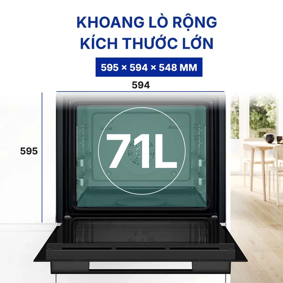 Lò nướng âm tủ Bosch HBA514BS3  QH246984 2