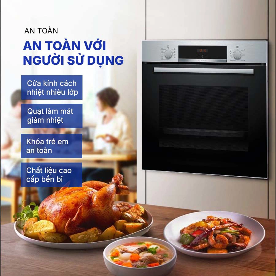 Lò nướng âm tủ Bosch HBA514BS3  QH246984 7