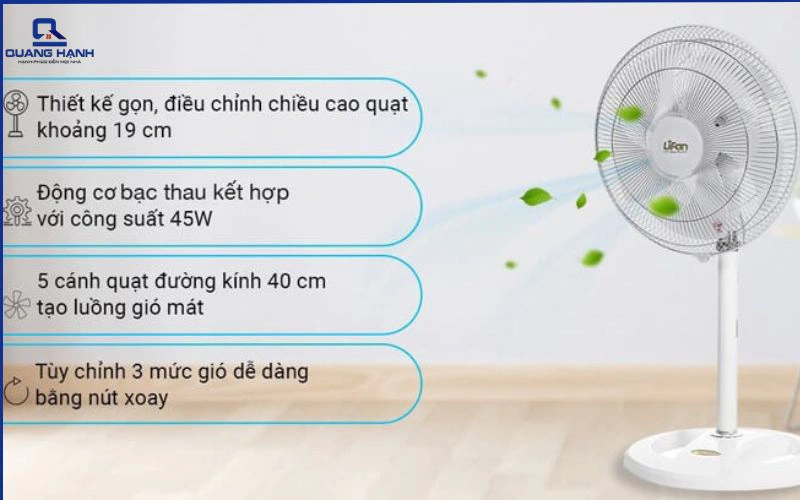 cách sử dụng quạt điện đúng cách