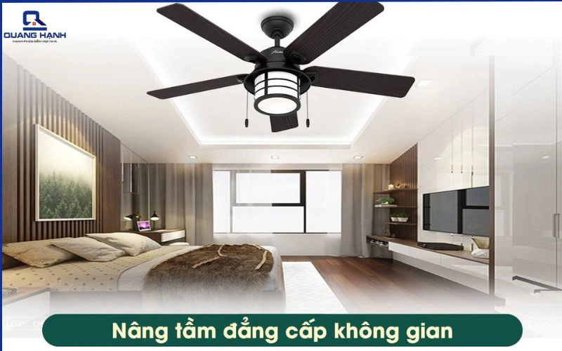 có nên bật quạt trần qua đêm hay không