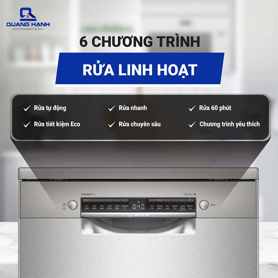 Máy rửa chén Bosch SMS4ECI01P Series 4 QH247209 7