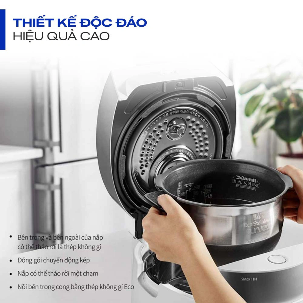 Nồi cơm điện cao tần áp suất kép Cuckoo CRP-LHTR0610FD 1.08 lít QH246834 4