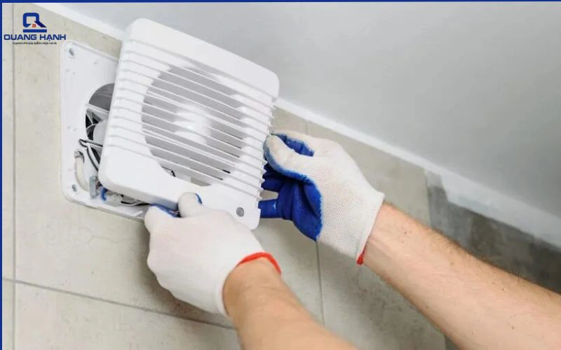 Lắp quạt thông gió không cần đục tường