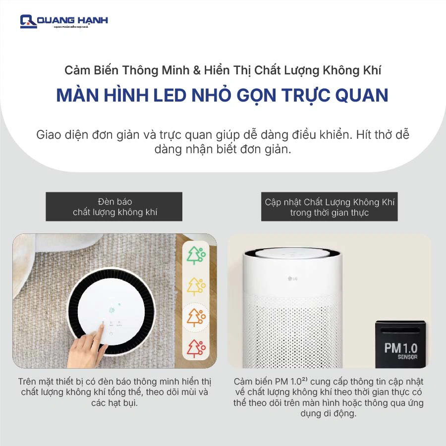 Máy lọc không khí LG PuriCare™ AeroHit AS35GGW10 QH245166 5