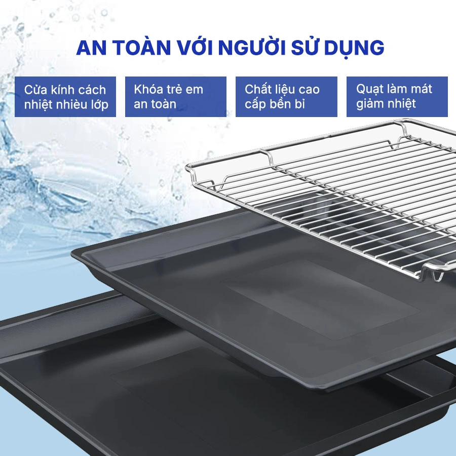 Lò nướng âm tủ Bosch HBG536ES3 71 lít QH247167 11