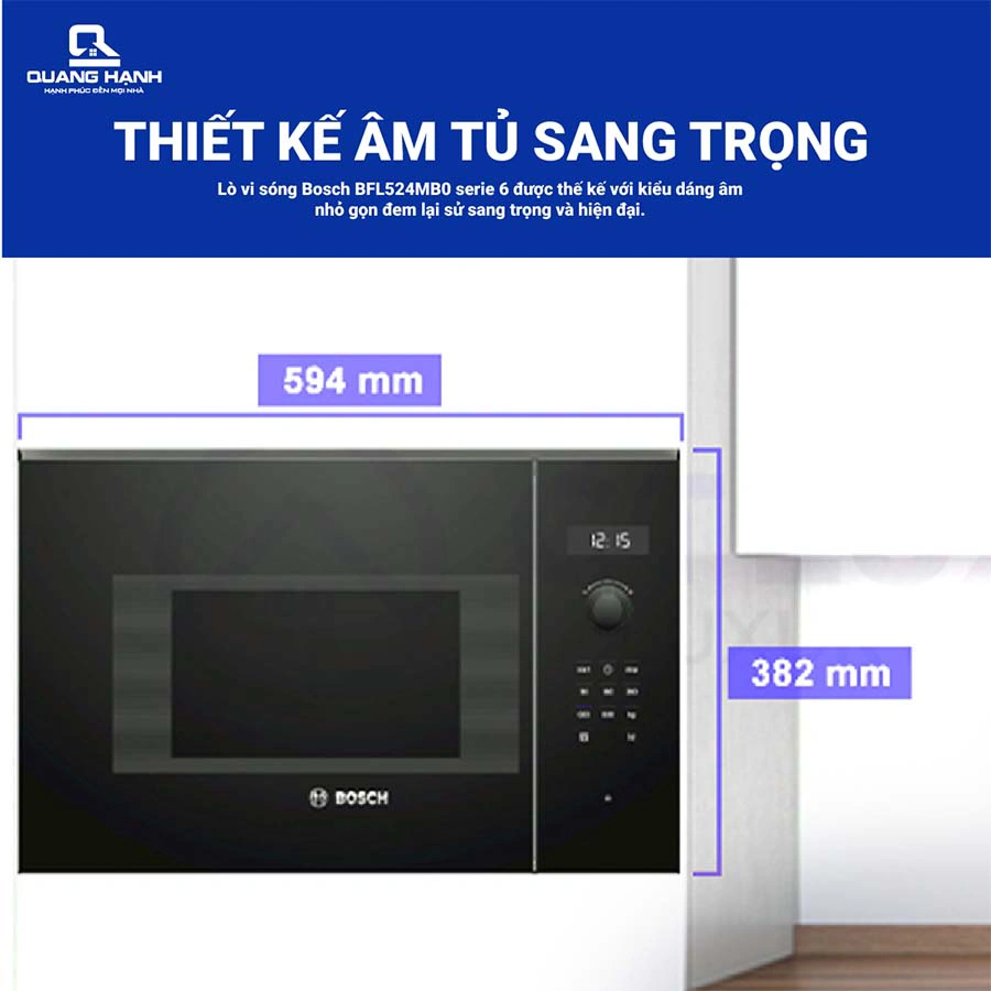 Lò vi sóng âm tủ Bosch BFL524MB2 QH247206 2