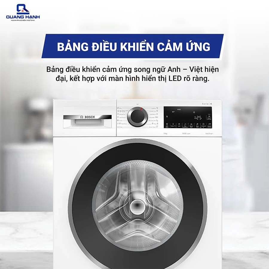 Máy giặt cửa trước Bosch WGG24400SG 9kg QH247210 4