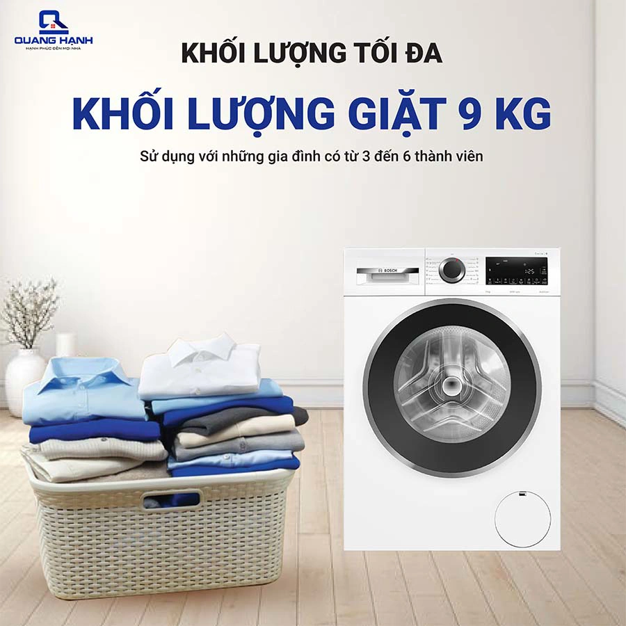 Máy giặt cửa trước Bosch WGG24400SG 9kg QH247210 3