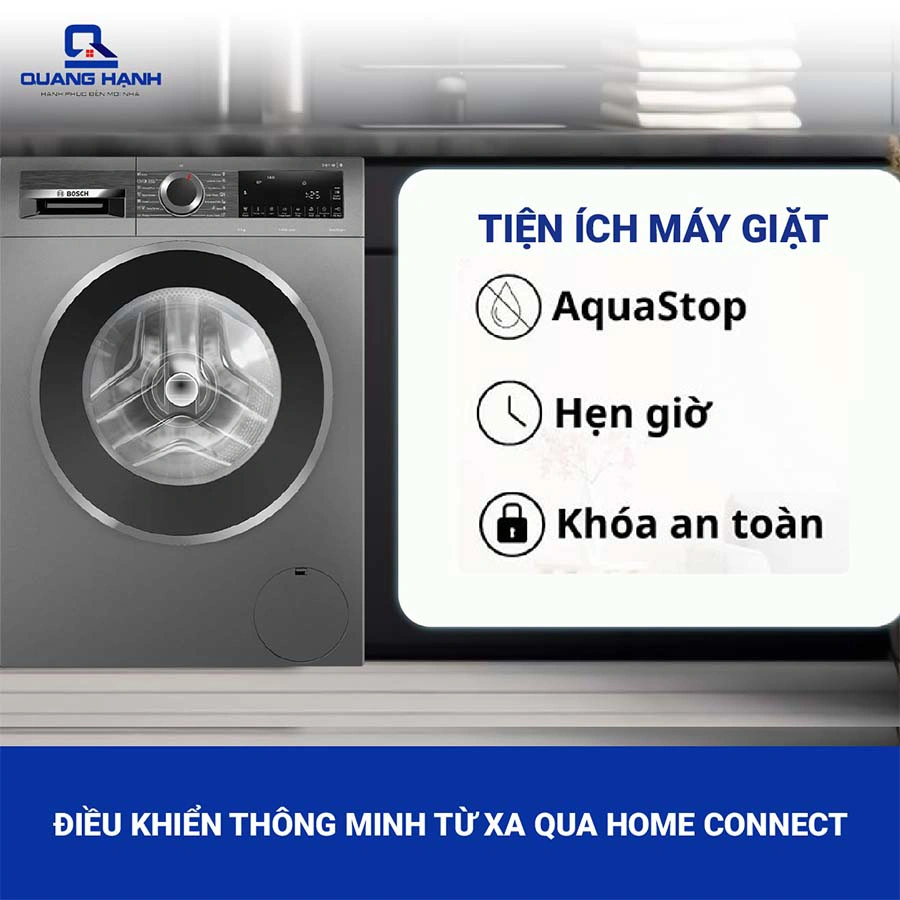 Máy giặt cửa trước Bosch WGG24401SG 9kg QH247211 4