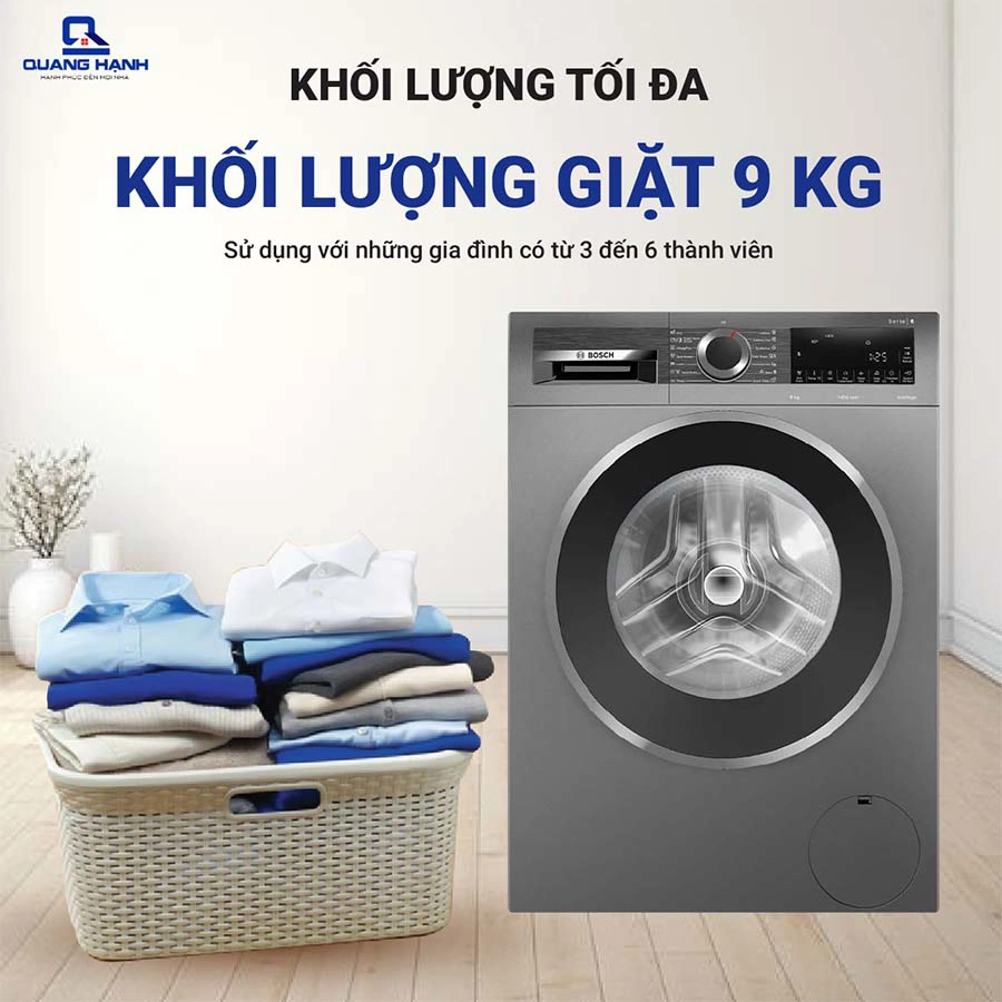 Máy giặt cửa trước Bosch WGG24401SG 9kg QH247211 6