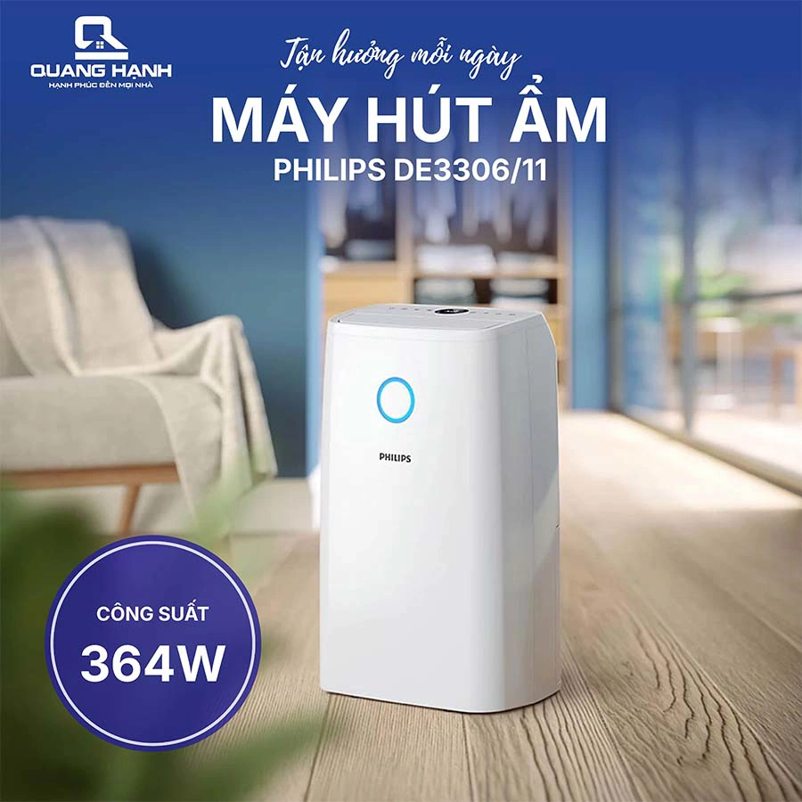 Máy hút ẩm Philips DE3306/11 QH246832 2