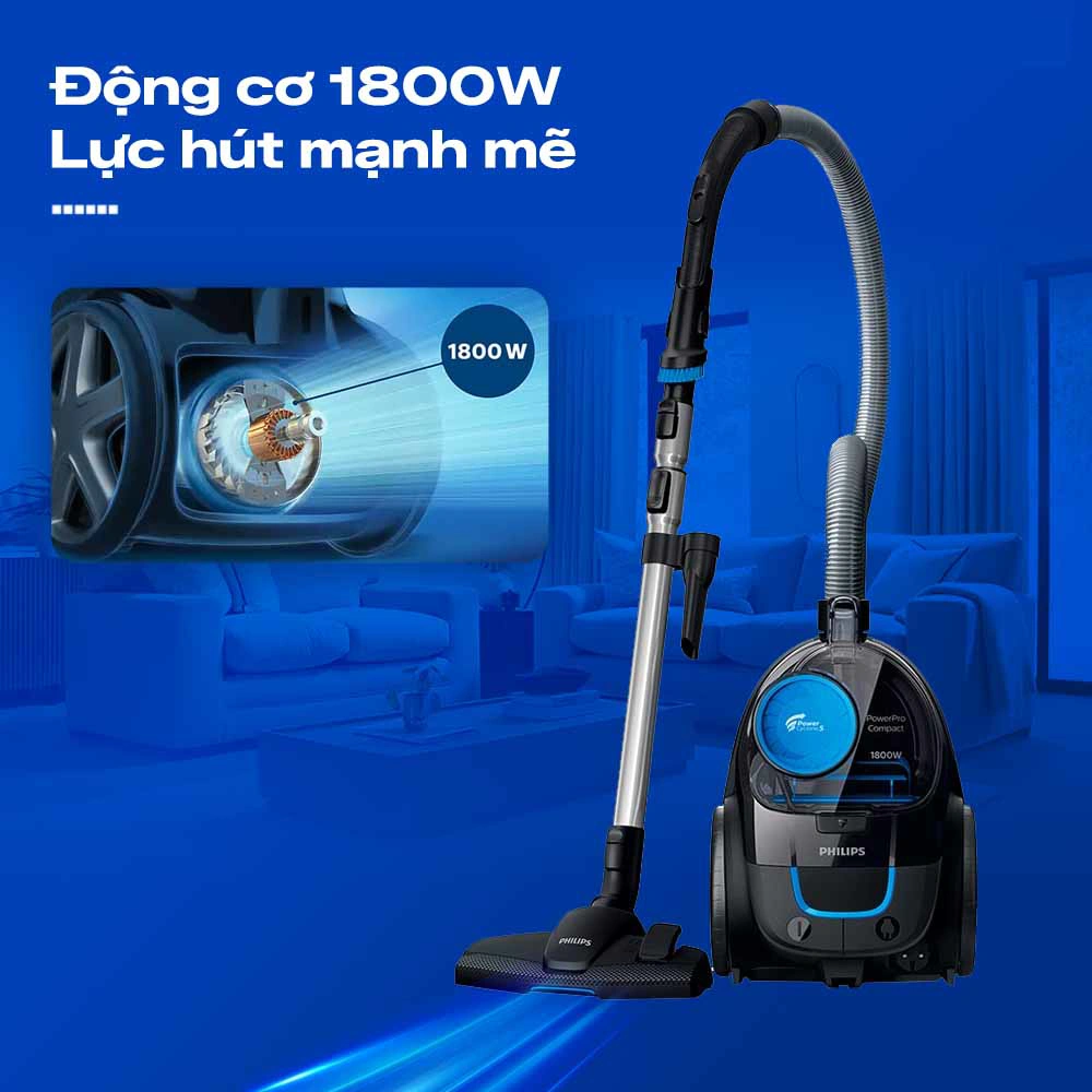 Máy hút bụi dạng hộp Philips FC9350/01 1800W QH5032 2