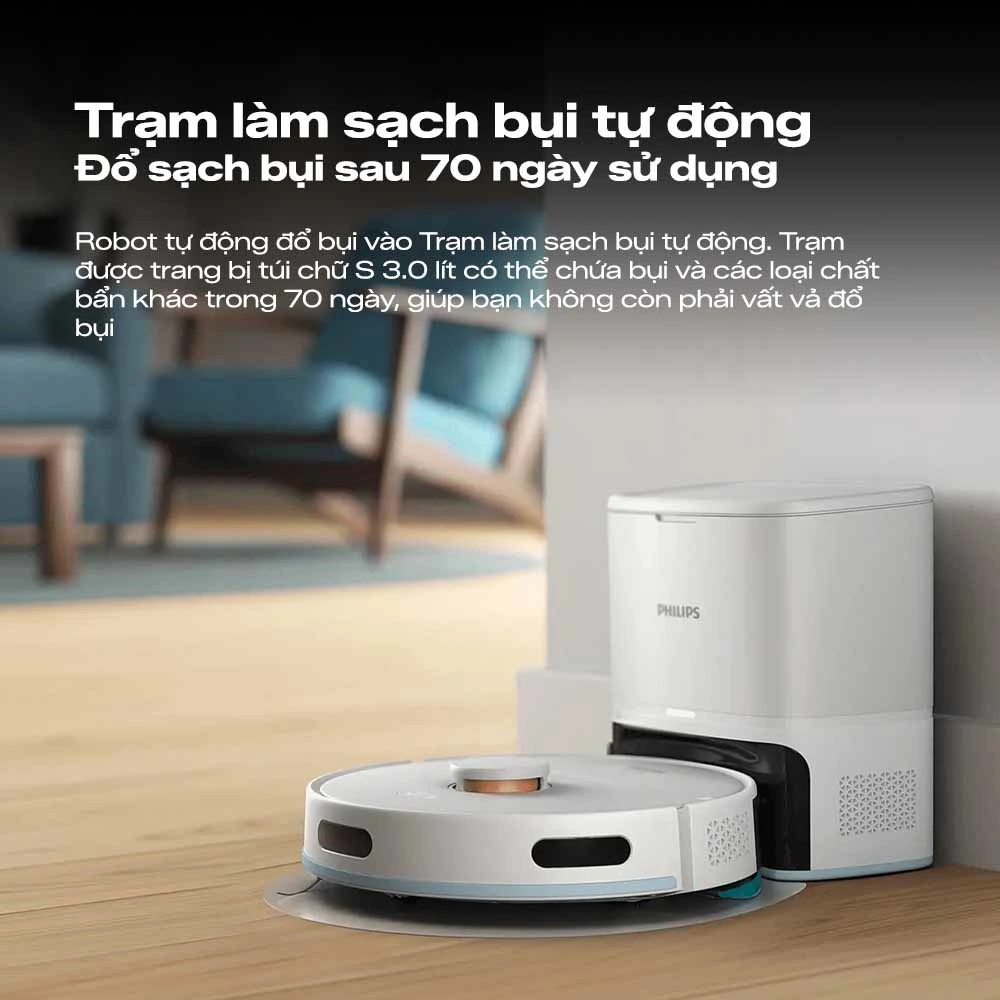 Robot hút bụi lau nhà Philips XU2100/25  QH246784 5
