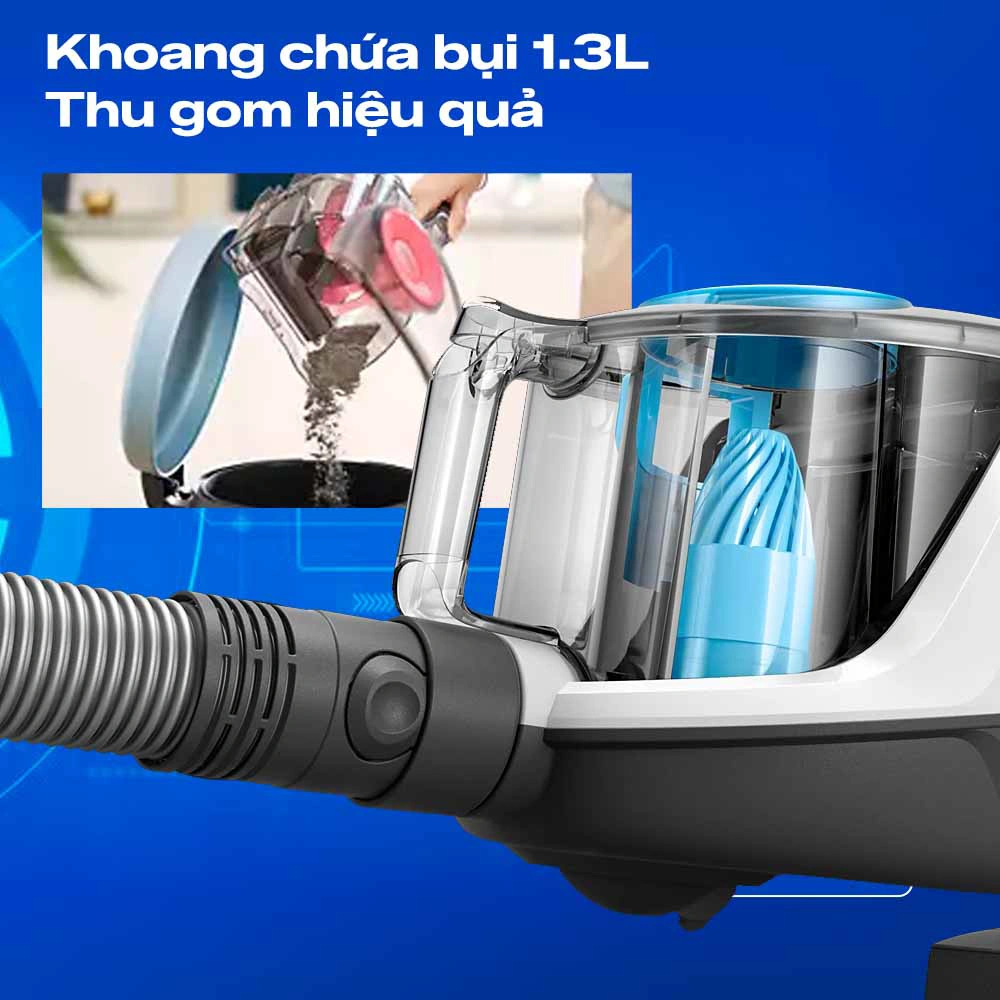 Máy hút bụi dạng hộp Philips XB2023/01 1800W QH241353 3