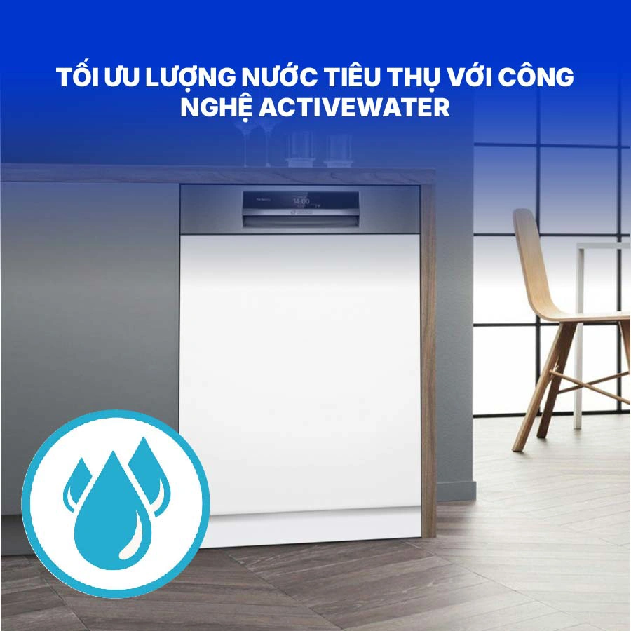 Máy rửa chén bán âm Bosch SMI8ZDS81T QH245833 11