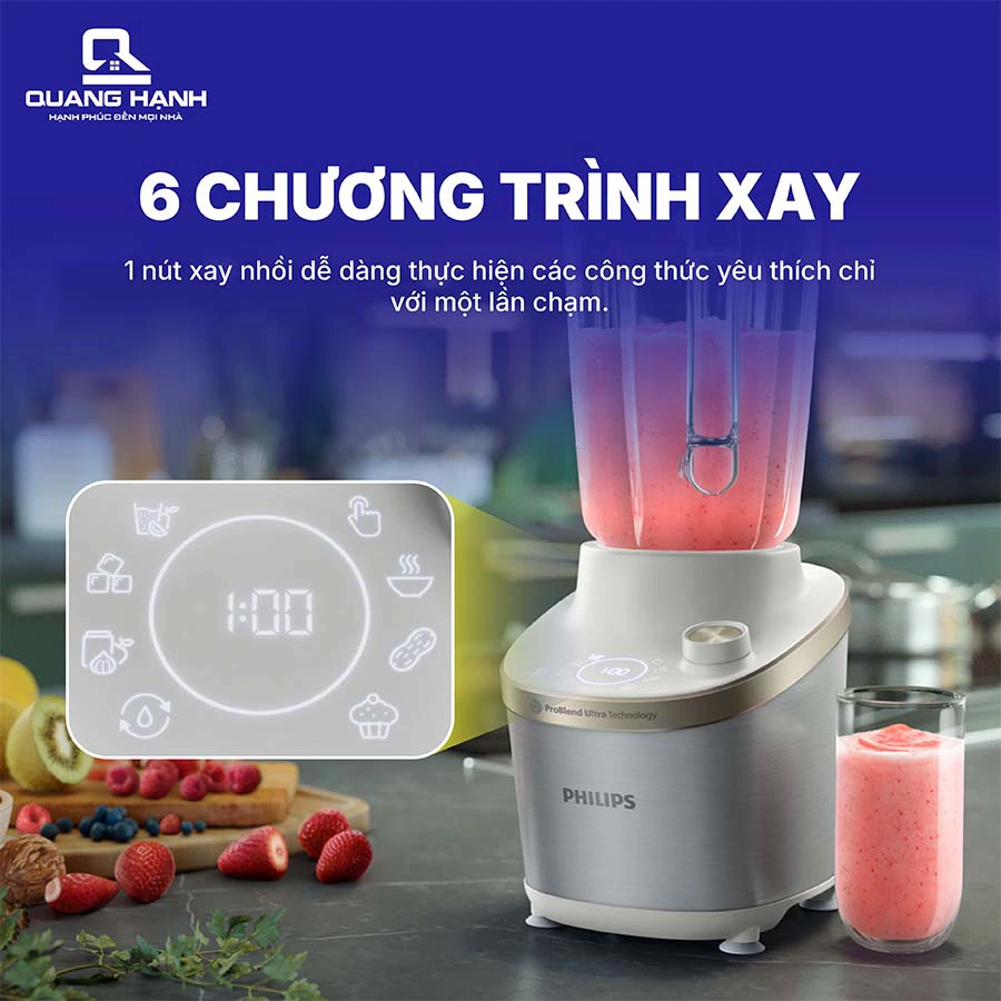 Máy xay sinh tố Philips HR3760/01 QH243676 6