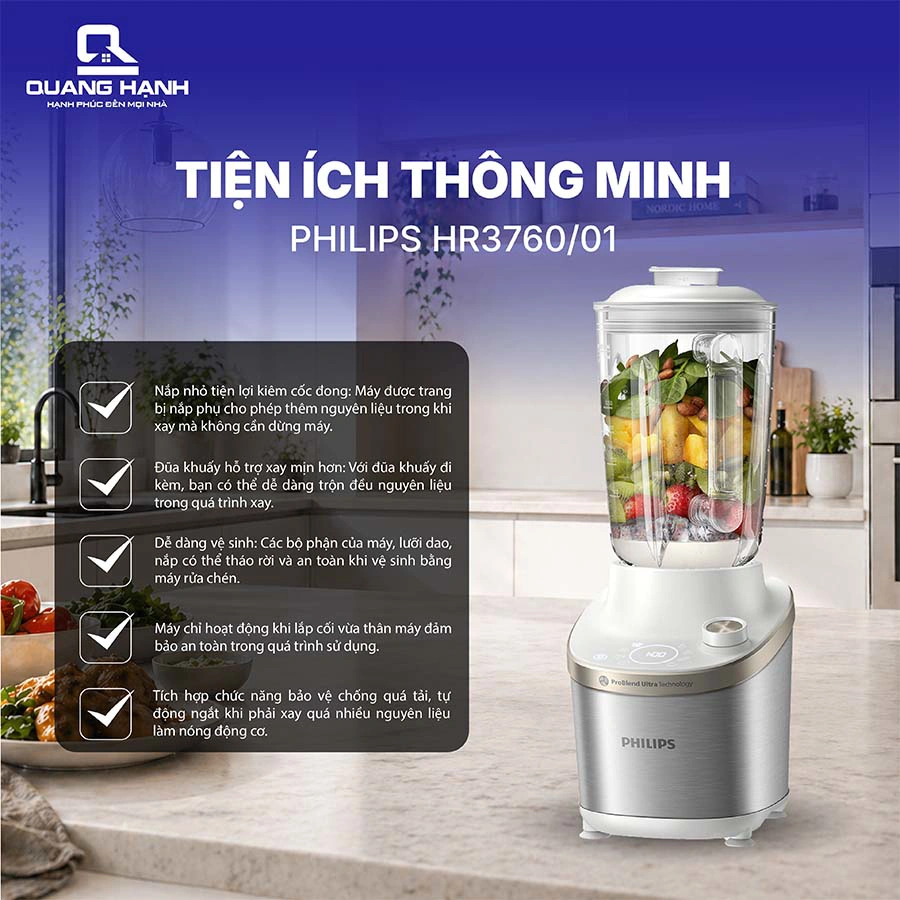 Máy xay sinh tố Philips HR3760/01 QH243676 8