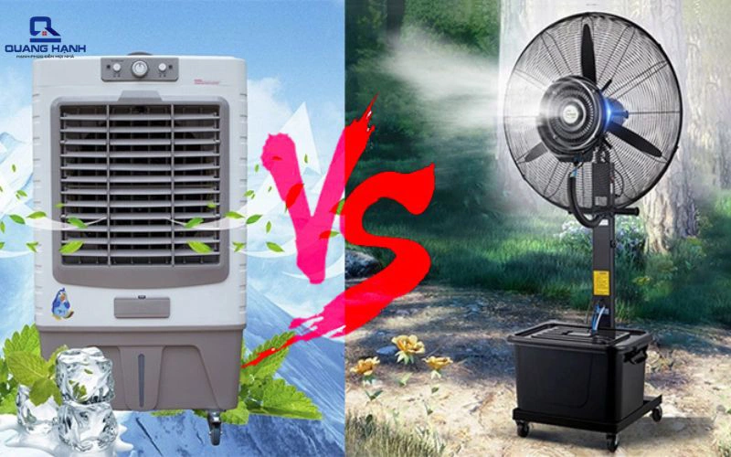 nên mua quạt điều hòa và quạt phun sương