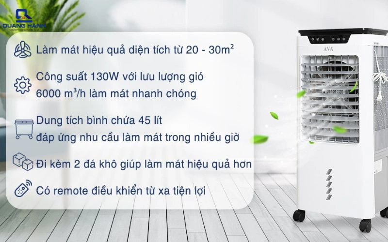 nên mua quạt điều hòa và quạt phun sương