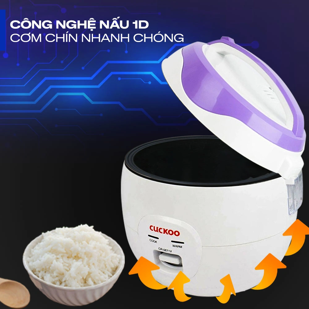 Nồi cơm điện cơ Cuckoo 1.08L CR-0671/VWVNCV QH4702 4