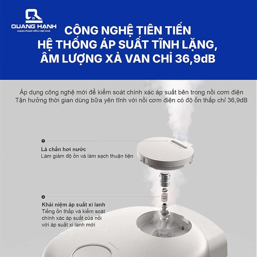 Nồi cơm điện áp suất cao tần Cuckoo CRP-NHTR1010FGW 1.8 lít QH247570 3