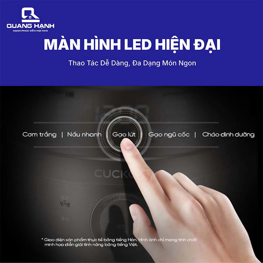 Nồi cơm điện tử áp suất cao tần Cuckoo CRP-JHPNL1010GPS 1.8 Lít QH247422 5