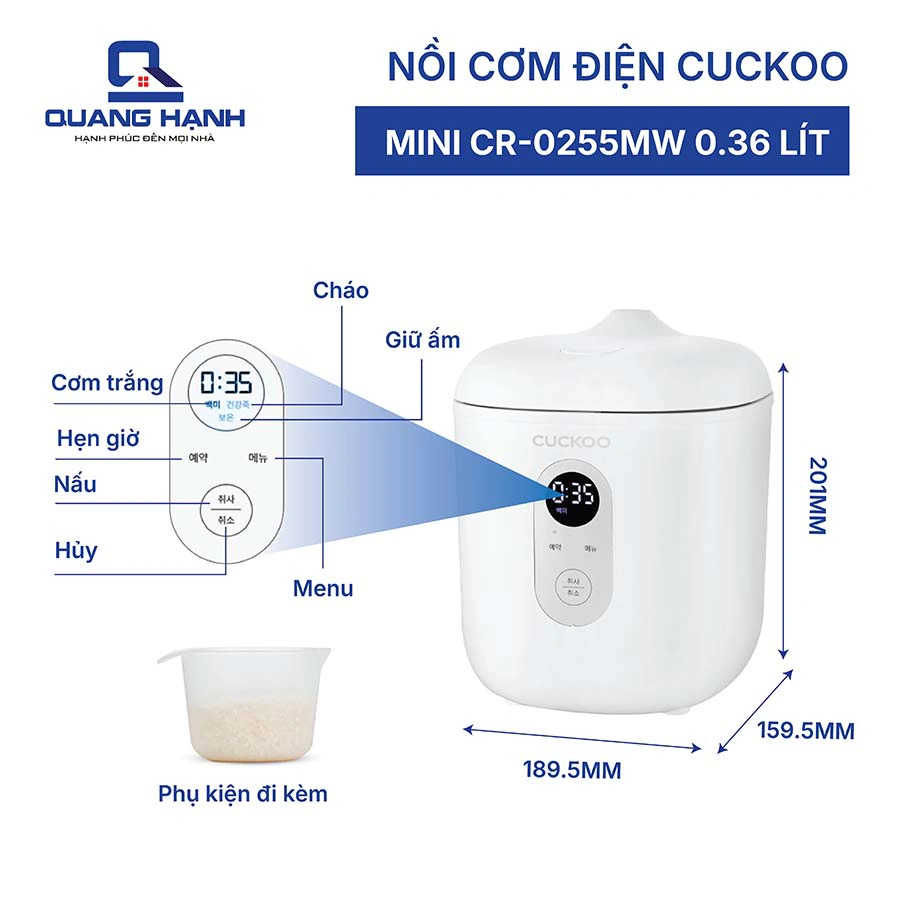 nồi cơm điện không vào điện