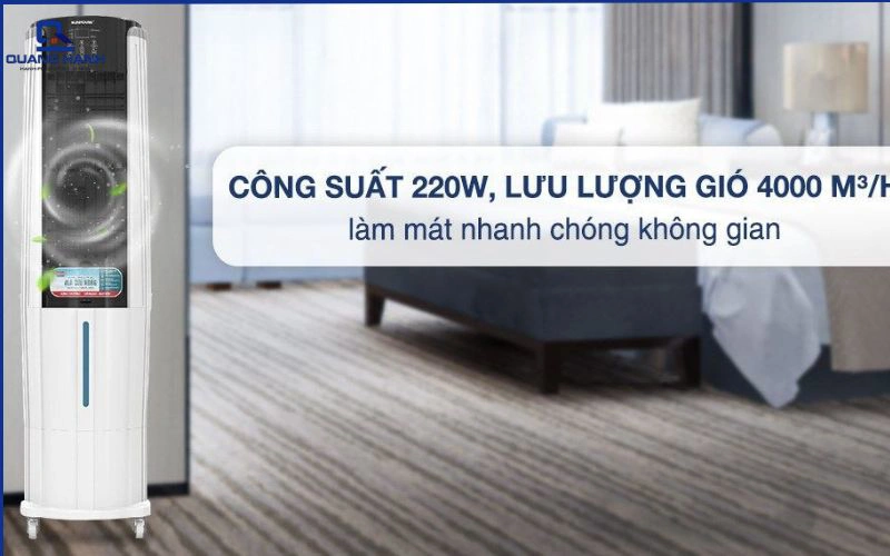 quạt điều hòa có mát không