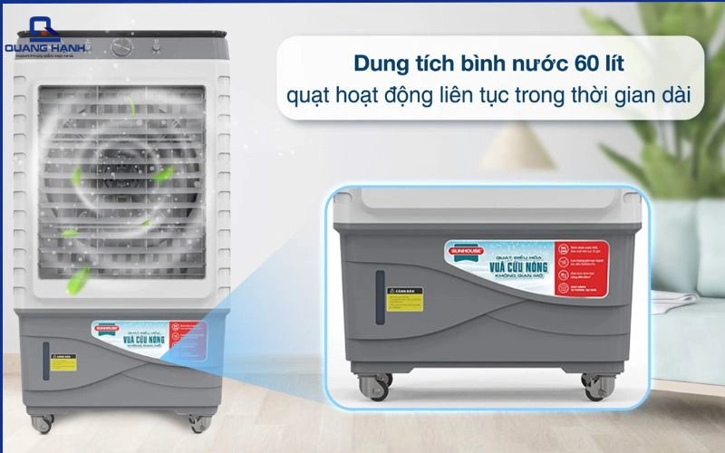 quạt điều hòa có mát không
