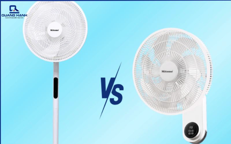 quạt đứng hay quạt treo tường