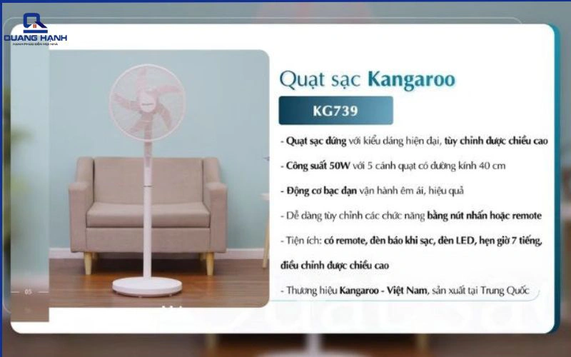 quạt kangoroo của nước nào