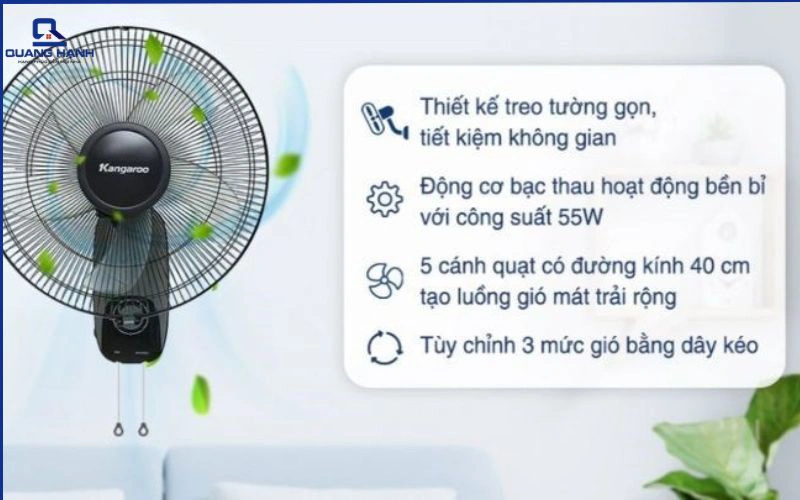 quạt kangoroo của nước nào