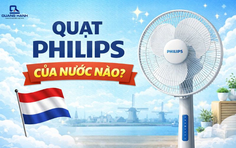 Quạt Philips của nước nào? Có nên mua quạt Philips không?
