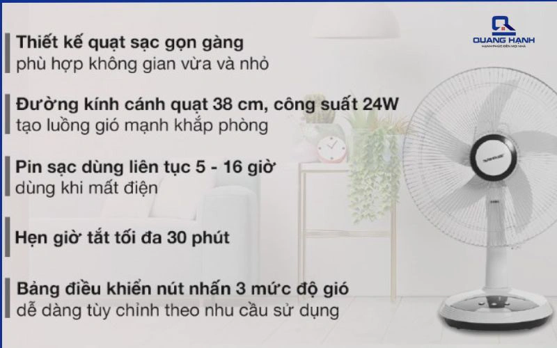 quạt tích điện là gi