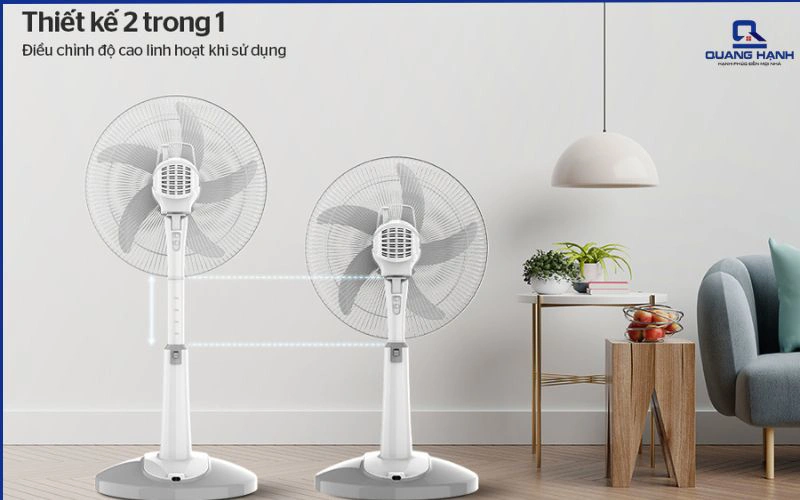quạt sạc điện loại nào tốt