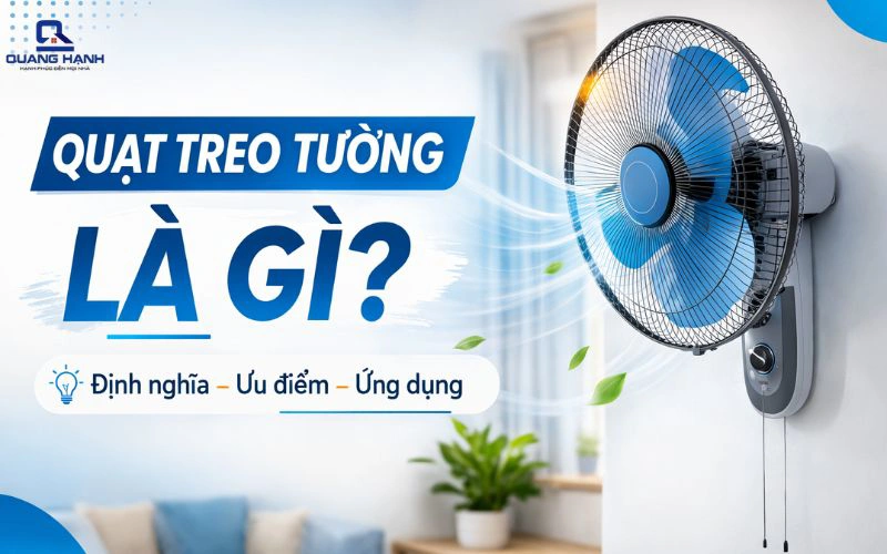 Quạt treo tường là gì? Ưu nhược điểm gì và có nên mua không?