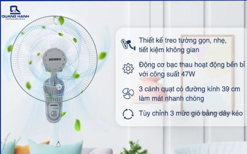 quạt treo tường là gi