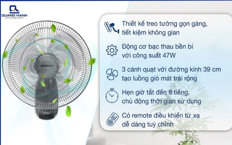 quạt treo tường tốt