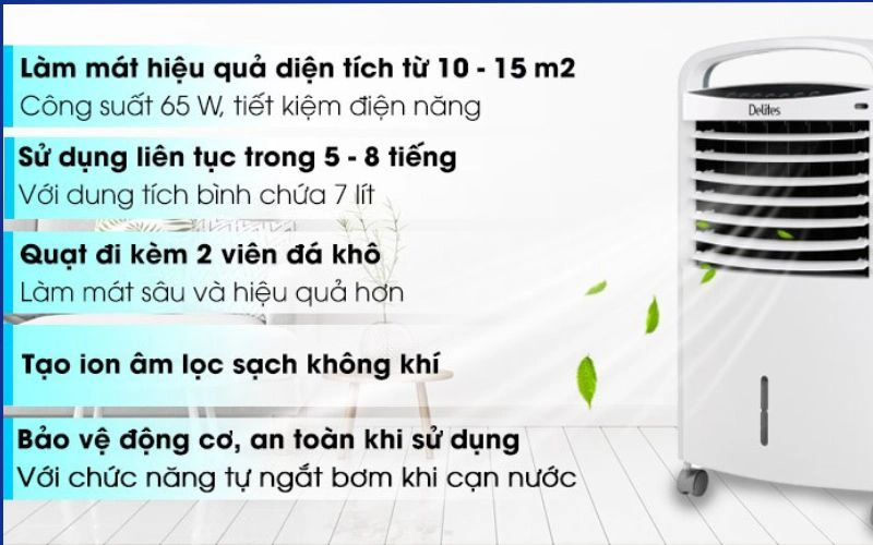 sai lầm khi sử dụng quạt điện điều hòa